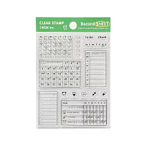 【日本BGM】Clear Stamp 自由編排透明印章 ‧ 記錄