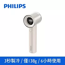 PHILIPS 飛利浦 高速100檔手持風扇 三色可選 ACR3222 雪白