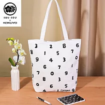 KOKUYO SOUSOU×Campus經典托特包- 白