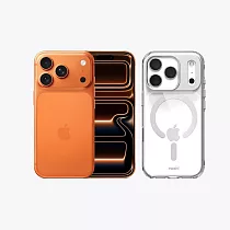 iPhone 17 Pro 256G手機+moshi磁吸透明保護殼組合