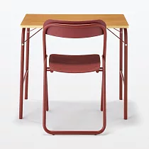 【MUJI 無印良品】鋼製可折疊桌椅組
