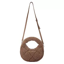 [星巴克]女神絨毛側背袋