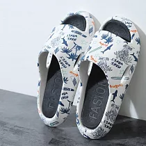 室內外穿防水防滑拖鞋 * 鯊魚 (25-27穿)