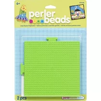 《Perler 拼拼豆豆》兩入大正方模型板組合彩色
