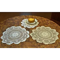 AROMA HOUSE TM45 鉤針蕾絲盤墊(3 PCS)