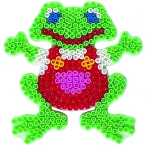 《Hama 拼拼豆豆》模型板─青蛙
