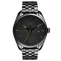 NIXON THE BULLET CHRONO先鋒網紋腕錶─灰亮面