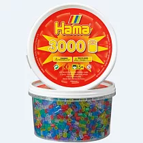 《Hama 拼拼豆豆》3，000 顆拼豆補充罐─54號亮片混色