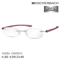【德國 Eschenbach 宜視寶】ready readers 德國單光老花眼鏡 紫羅蘭色400度