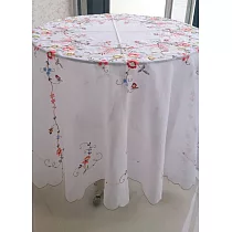 AROMA HOUSE TC05─170 圓形玻璃紗蕾絲桌巾