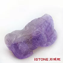 石頭記 紫黃晶貔貅項鍊─極富納財62.2G紫黃晶