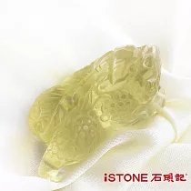 石頭記 黃水晶貔貅項鍊─極富納財27.5G黃水晶