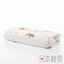 【日本桃雪】可愛紗布浴巾 (小小馬戲團) | 鈴木太太公司貨