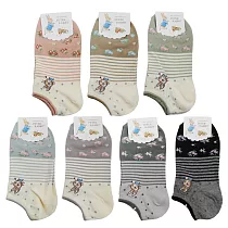 比得兔緹花船型襪─SK3414/3415/3449─12雙入
