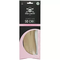 【法國 Ladys Secret閨秘】足部除臭舒適透氣鞋墊(金色 ─ So Chic!)