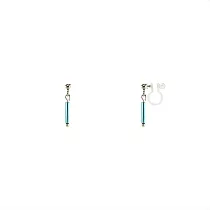 Snatch 迷你微光燈管手作耳夾 ─ 淺藍微光 / Snatch Mini Light Handmade Ear Clips ─ Sky Blue