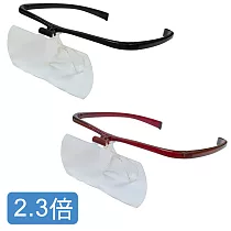 眼鏡式放大鏡 2.3倍紅