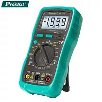 台灣Pros’Kit寶工3 1/2數位三用電錶三用電表MT─1210(附探棒和電池;具晶體測試LCD背光)
