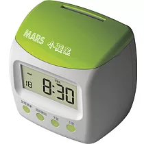 【KOJI】台灣製造 微電腦四欄位打卡鐘(小蘋果)─贈送10人卡夾+100張卡片