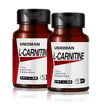 UNIQMAN 卡尼丁_L─肉鹼 素食膠囊 (60粒/瓶)2瓶組