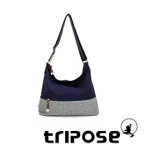 tripose 漫遊系列岩紋輕巧側肩背包 藍