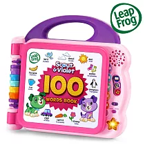 美國[跳跳蛙LeapFrog]─100單字互動認知圖鑑(粉)★原廠優質玩具 粉