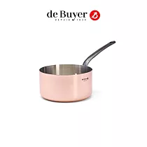 法國【de Buyer】畢耶鍋具『契合銅鍋INO鑄鐵柄系列』單柄調理鍋20cm(無蓋)