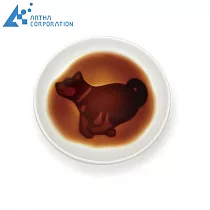 日本ARTHA柴犬造型陶瓷凹凸醬油碟AR06042奔跑的柴犬