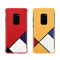 HUAWEI 華為 原廠 Mate20 抽象主題保護殼 (台灣公司貨─盒裝)紅色