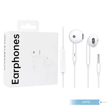 OPPO MH135 原廠盒裝 / 高品質半入耳式耳機 3.5mm (白色) 白色