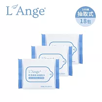 L’Ange 棉之境 乾濕兩用 純棉柔巾 100抽 10x20cm ─ 18入