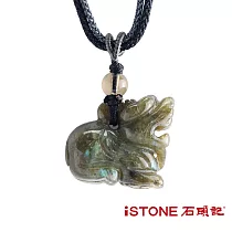 石頭記 貔貅項鍊─偏財好運─閃光石