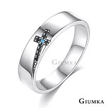 GIUMKA 情侶戒指 925純銀 真愛同行 十字架造型 純銀戒 單個價格 MRS08023寬版美國戒圍8