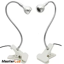 MasterLuz G25 USB型夾式LED小夜燈/閱讀燈(1入)亮銀黃光