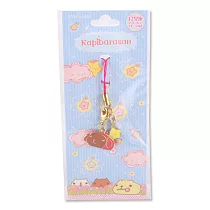 Kapibarasan 水豚君星座系列手機吊飾。天蠍座(水藍款)