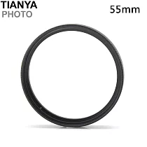 Tianya天涯鏡頭保護鏡55mm保護鏡55mm濾鏡uv濾鏡(口徑：55mm;無鍍膜/玻璃+鋁圈)料號T0P55