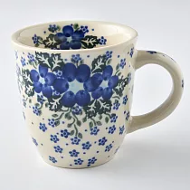波蘭陶 青花涼夏系列 卡布其諾杯 300 ml 波蘭手工製