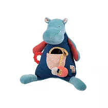 法國《Moulin Roty》 ── 感官學習布偶 ─ 小河馬 ☆