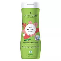 加拿大 ATTITUDE 艾特優_兒童2合1洗髮沐浴露─西瓜&椰香 473ml