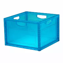 樹德 livinbox ─ 巧拼收納箱(有把手) KD─2638 明快藍