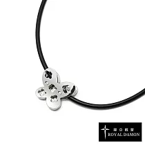 ROYAL DAMON x &MORE 鈦鍺項鍊 + 鍺錠白鋼墜 幸福來臨─ M