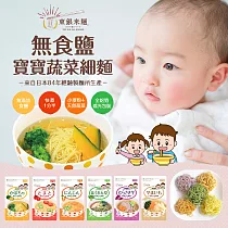 日本東銀來麵—無食鹽寶寶蔬菜細麵〈番茄+菠菜+山藥 活力棒棒組〉