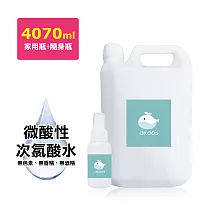 i3KOOS─微酸性次氯酸水─超值補充瓶1瓶+噴霧隨身瓶1瓶