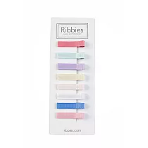 英國Ribbies 繽紛單色髮夾8入組