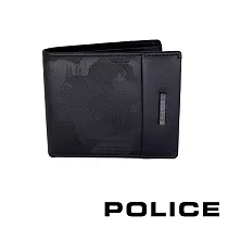 【POLICE】限量2折起 頂級NAPPA小牛皮8卡男用皮夾 全新專櫃展示品 (桑德斯系列)