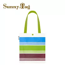 Sunny Bag x 台人潮─文青包─芷茄經典紅藍綠條紋(橫)