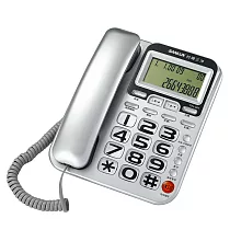 SANLUX 台灣三洋 來去電報號/和弦鈴聲 有線電話機 TEL─861銀 銀