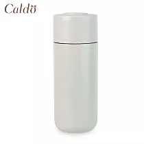 【Caldo卡朵生活】清韻316不鏽鋼泡茶隨身保溫瓶330ml 杏白