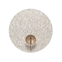 【美國chilewich】Metallic Lace 金屬蕾絲餐墊 圓形─奢華金