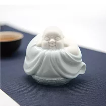 【陸寶LOHAS】彌勒佛 陶瓷茶寵 青瓷冰裂